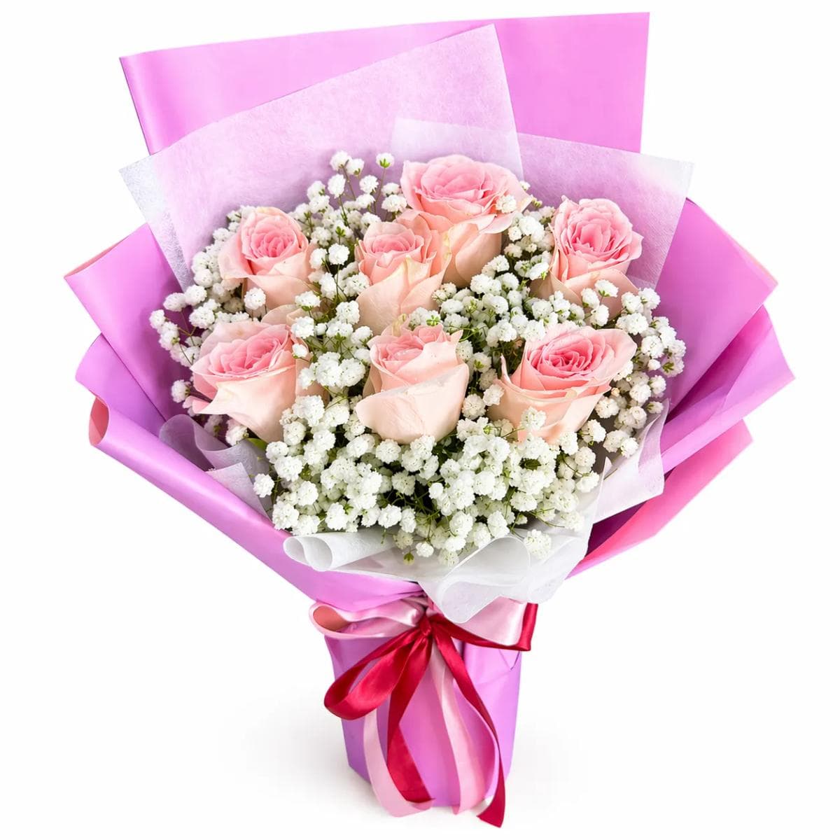 Gentle Pink Rose Bouquet