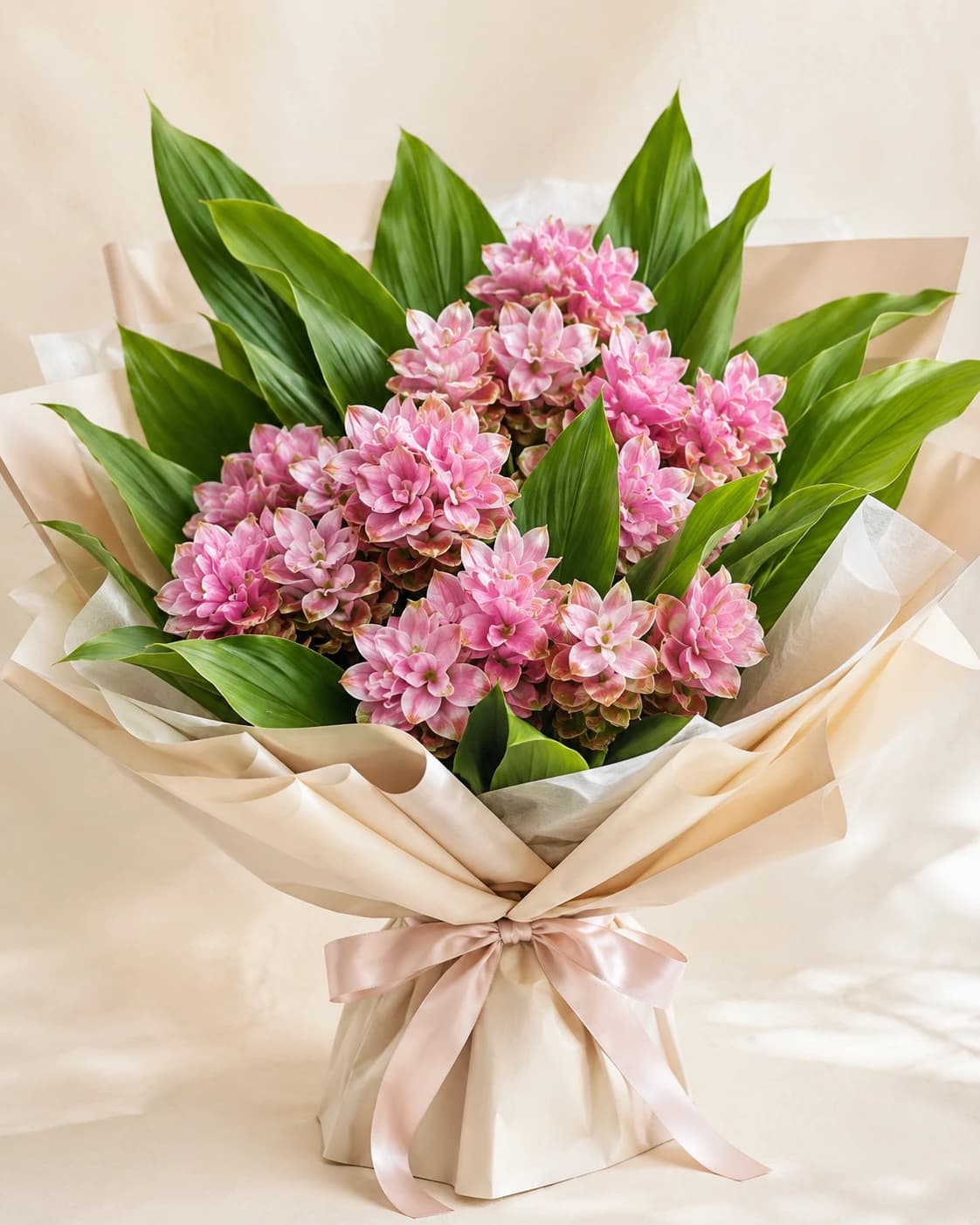 Elegant Pink Bloom Bouquet | Siam Tulips