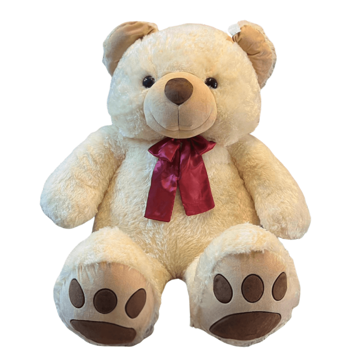Make any surprise feel warmer with this large brown teddy bear, designed as a soft and memorable gift for birthdays, anniversaries, romantic occasions, or sweet everyday surprises. Its plush texture, classic ribbon detail, and oversized look make it a perfect add-on for flower delivery or a thoughtful gift on its own in Chiang Mai.