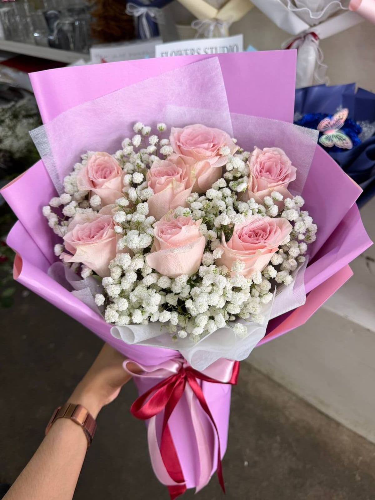 Beautiful boutique floral arrangement